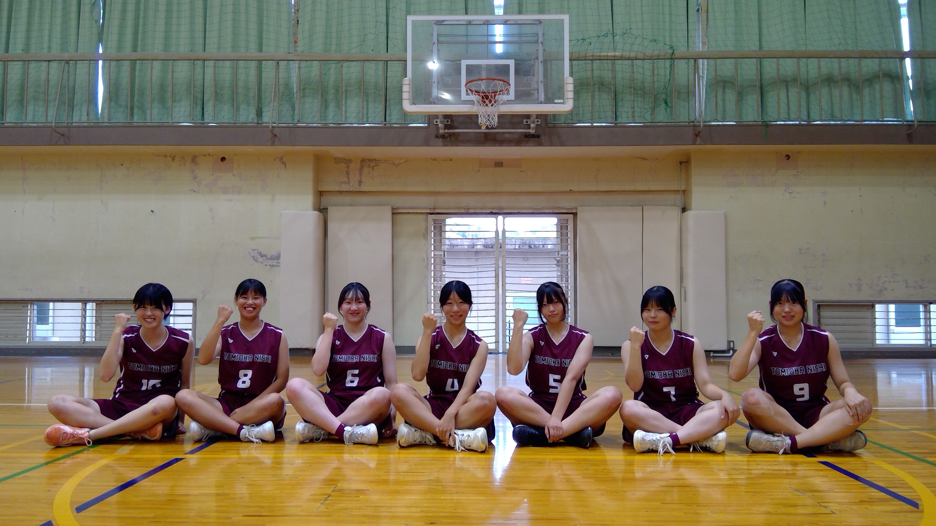 富岡西高校女子バスケットボール部